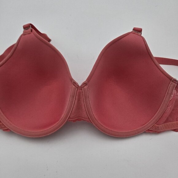 Maidenform One Fab Fit Custom Lift Underwire Bra Womens 36D Pink Lace 7009 27701 - Picture 6 of 10